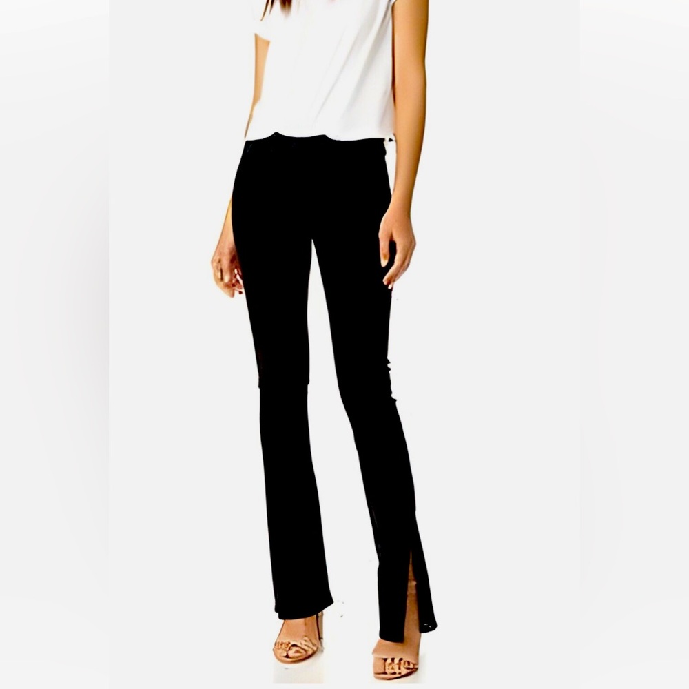 3x1 Brand - Black Split Hem Flared Pants size 28
